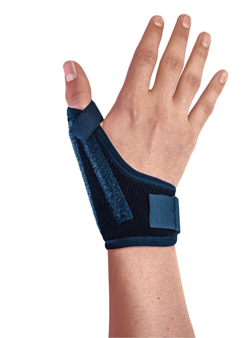 PAVIS Orthopedic SIMPLE THUMB IMMOBILIZER (Right hand)/Thumb Splint with Wrist Support Brace, Thumb Brace for Carpal Tunnel Tendonitis Pain Relief Sprains Arthritis Tendonitis, Thumb Splint Fits Left and Right Hands /  Italy Brand/Best Bacteriostatic material suitable after surgery/ 100% cotton - Image 1