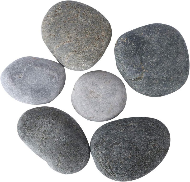 comfrt 8PCS Painting Rocks Childrens Drawing Painted Rocks Stones Cartoon Creative Stones Hand-Painted DIY Polishing Pebbles - 1-3cm (Mixed Color) - Image 5