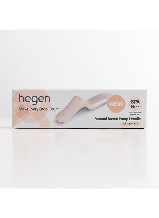 hegen Manual Breast Pump Handle Soft Sqround  - Image 3