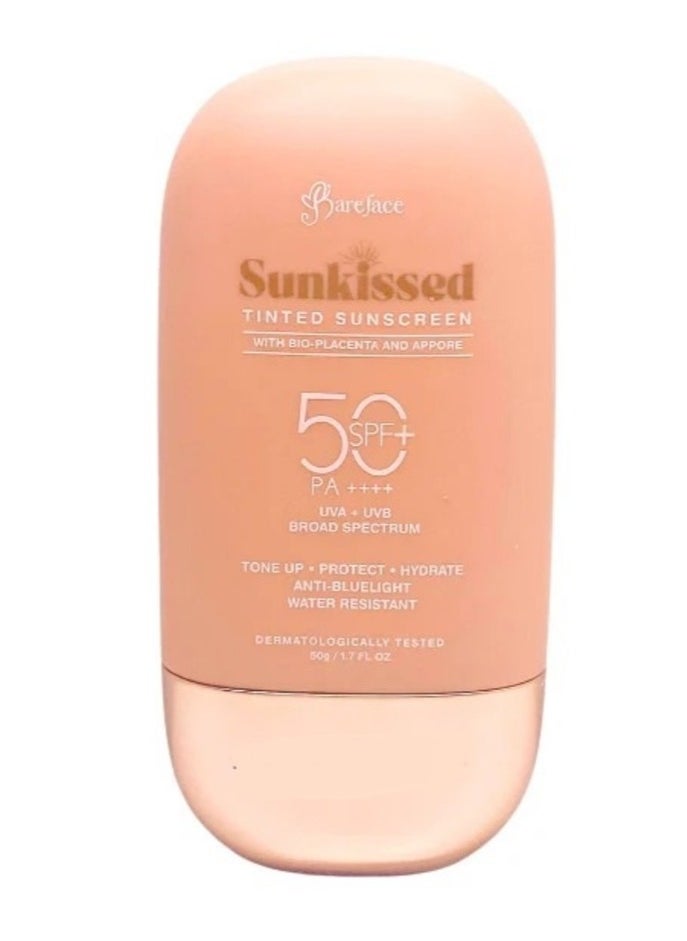 Bare Face - Sunkissed - Tinted Sunscreen SPF 50 PA++++, 50g - Image 1