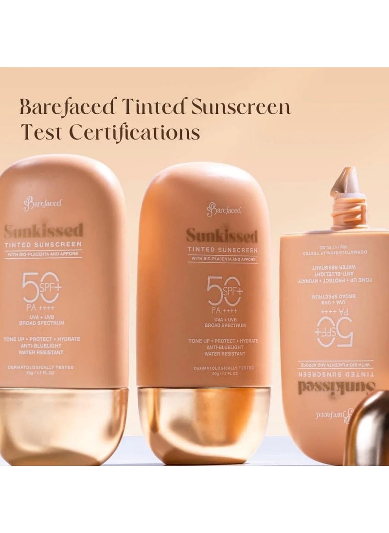 Bare Face - Sunkissed - Tinted Sunscreen SPF 50 PA++++, 50g - Image 1