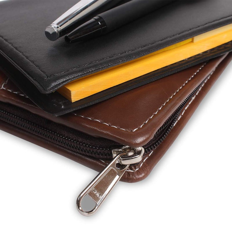 COI Gift Set of Stylish and Elegant Memo pad and Multiple Chequebook Holder which is Perfect for Your Desk Organizers and Corporate Office use for Men & Women - Image 2