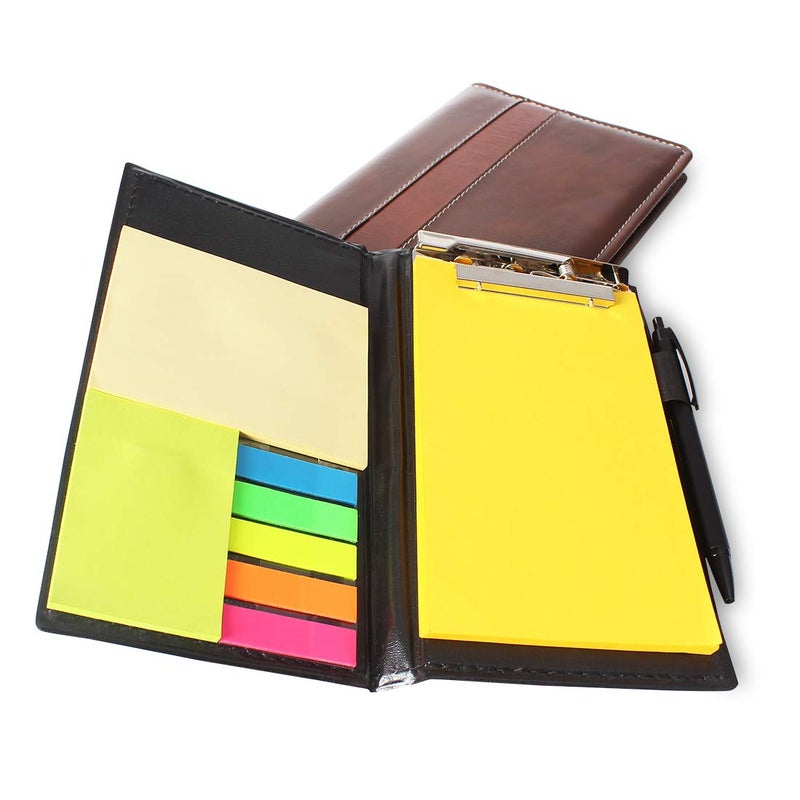 COI Gift Set of Stylish and Elegant Memo pad and Multiple Chequebook Holder which is Perfect for Your Desk Organizers and Corporate Office use for Men & Women - Image 3