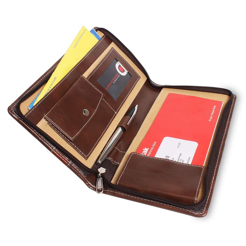COI Gift Set of Stylish and Elegant Memo pad and Multiple Chequebook Holder which is Perfect for Your Desk Organizers and Corporate Office use for Men & Women - Image 4