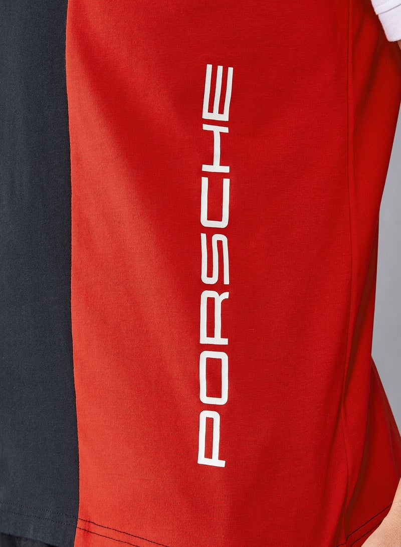 PORSCHE FW MENS STRIPE POLO - Image 5