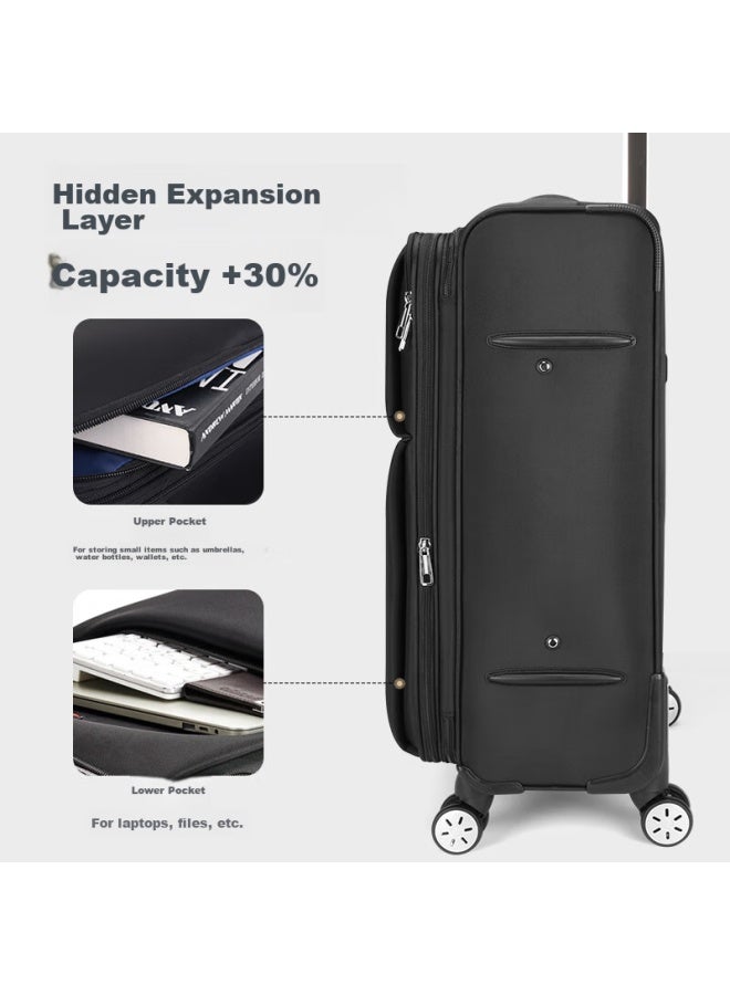 CROSS+GEAR Crossgear Cross Medal Canvas 20-inch Trolley Travel Luggage Business Small Luggage Box Password Large Capacity Captain Boarding Box - Image 2