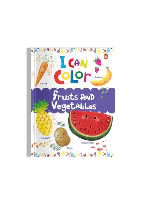 I Can Color Fruits And Vegetables