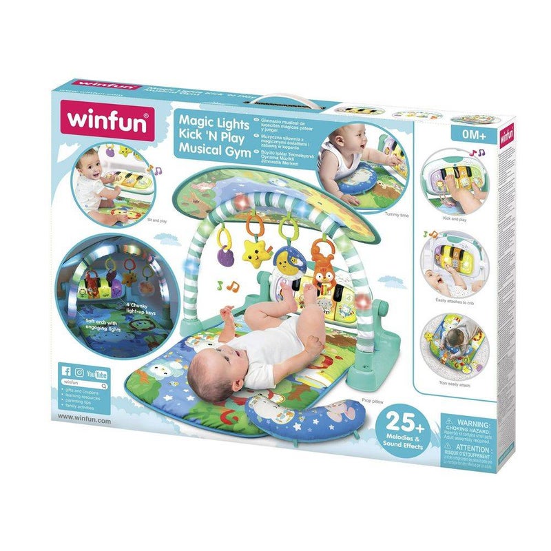 WinFun Magic Lights Kick 'N Play Musical Gym Set (84 x 63 cm)