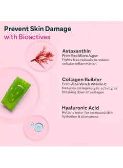 OZiva Bioactive Glutathione Tablets Radiant Skin  L Glutathione Vitamin C Lycopene Skin Glow Anti Pigmentation Strawberry Swirl Orange 30 Effervescent Tablets Pack of 2  - Image 4