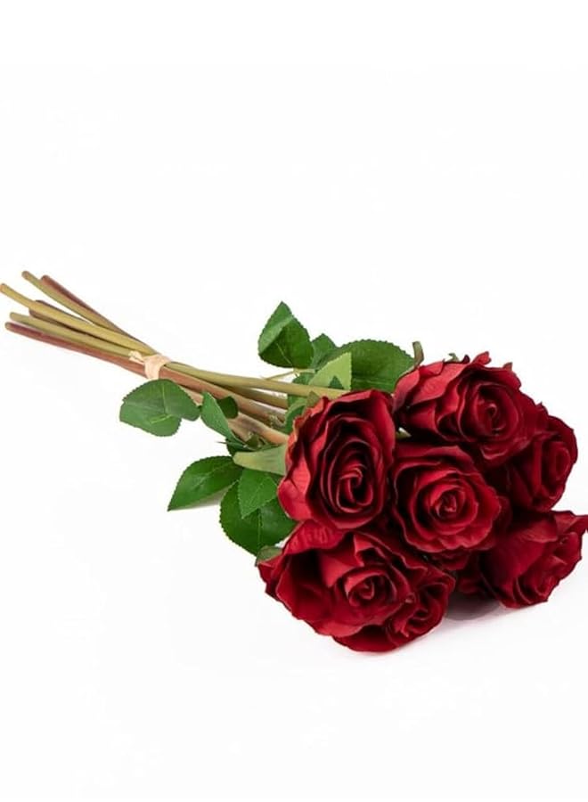 Artificial Rose Flowers Long Suitable For Many Parties 35X25X32 Red