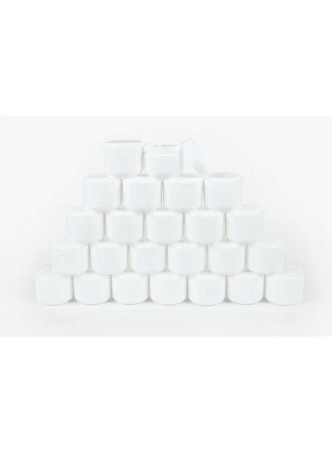 Vivaplex, 24, White, 2 oz Cosmetic Jars, with Liners and Dome Lids - Image 4