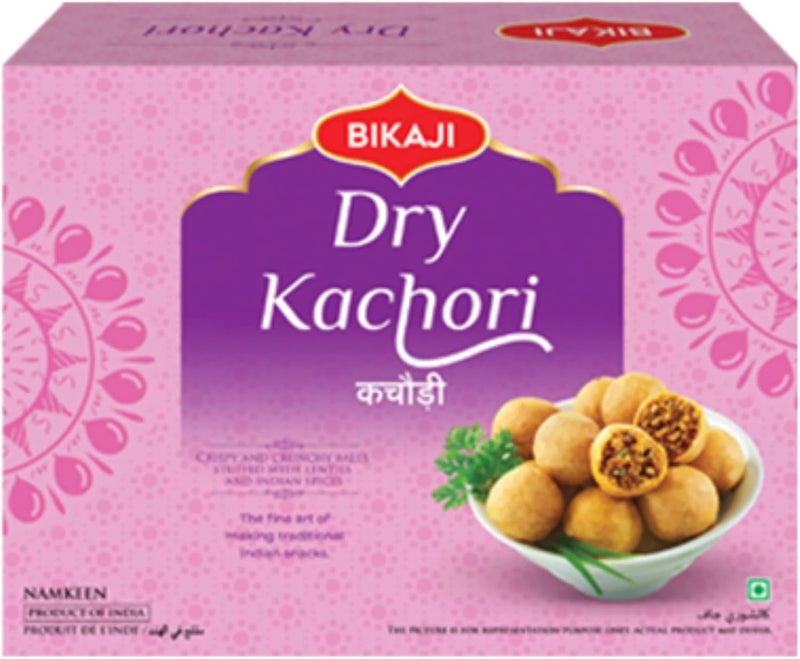 Bikaji Dry Kachori 400g Box | Crispy & Crunchy Traditional Kachori | Mildly Spiced & Flavorful | Made with All Natural Ingredients | Product of India - Image 1