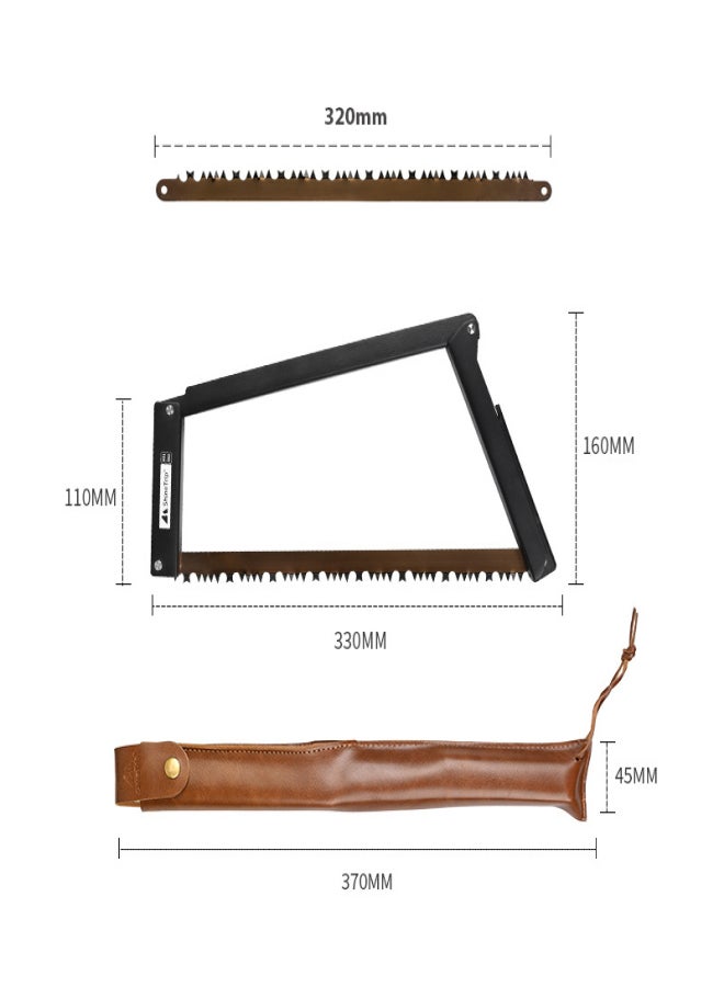 shinrtrip Folding Saw with Storage Pouch for Camping Backpacking Hiking - Image 4