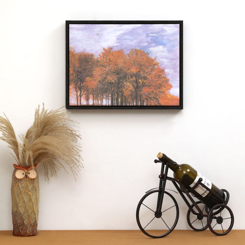 FOLKOR Floating Frame for 8x10 Inch Canvas Painting with 0.6-0.8"" Deep  2 Pack Canvas Floater Frame Living Room Decor  Wall Art frame for Prints Oil Painting Diamond Bedroom Decorations (Black) - Image 4