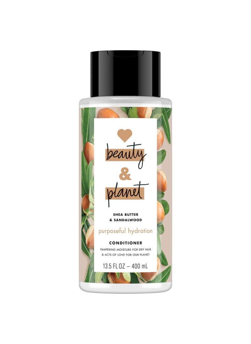 love beauty and planet Love Beauty and Planet Purposeful Hydration Shea Butter  Sandalwood Cleansing Conditioner 135 oz 