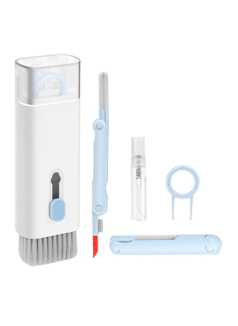 Generic Q6E Multifunctional Cleaning Brush for Electronic Devices & Keyboards – Nylon Brush, Precision Tip & Spray Bottle  - Image 1