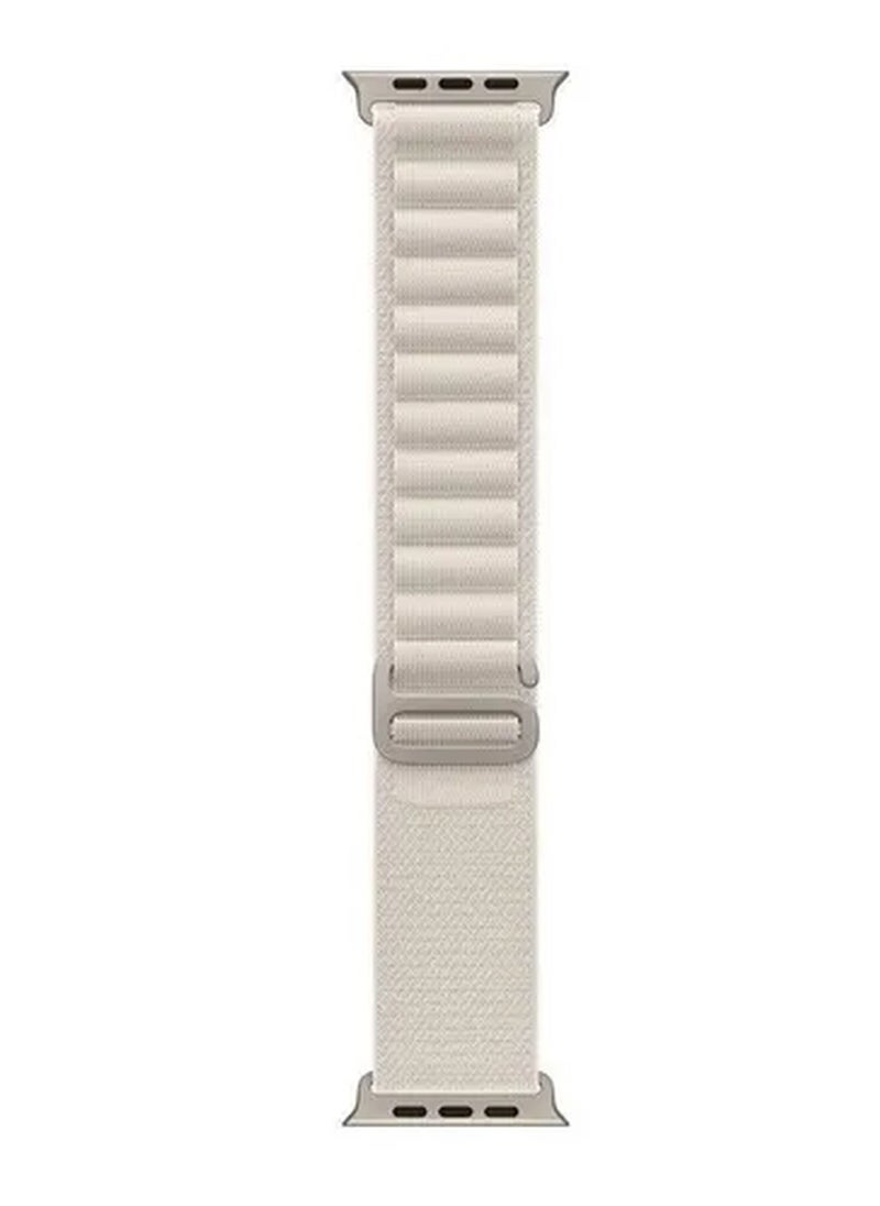 Rabos - 2Pack for Apple Watch Alpine Loop Band 49mm/45mm/44mm Nylon Woven Sport Strap Compatible with iWatch Series 8/Ultra/7/SE/6/5/4/3/2/5 White/Green - Image 1