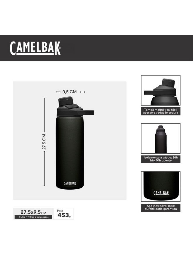 CAMELBAK CamelBak Chute Mag Insulated Stainless Steel Water Bottle Black, 32oz  - Image 3
