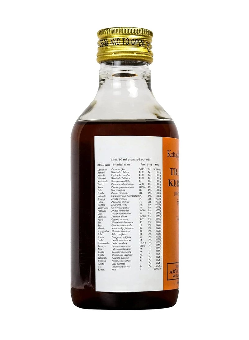 Kottakkal Triphaladi Keratailam 200ml - Image 2