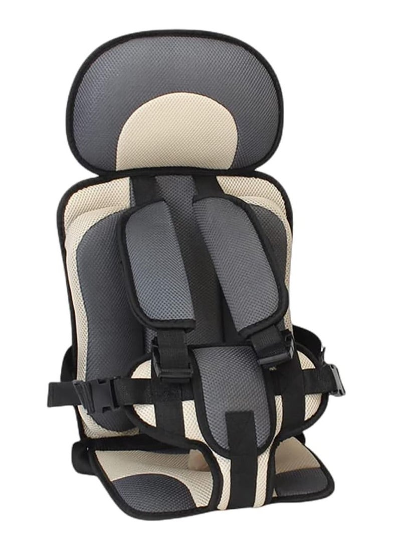 Gonice Auto Child Safety Seat Simple Car Portable Seat Belt, Foldable Car Seat Booster Seat for Car Protection, Travel Car Seat Accessories  - Image 1