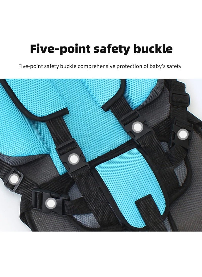 Gonice Auto Child Safety Seat Simple Car Portable Seat Belt, Foldable Car Seat Booster Seat for Car Protection, Travel Car Seat Accessories  - Image 5