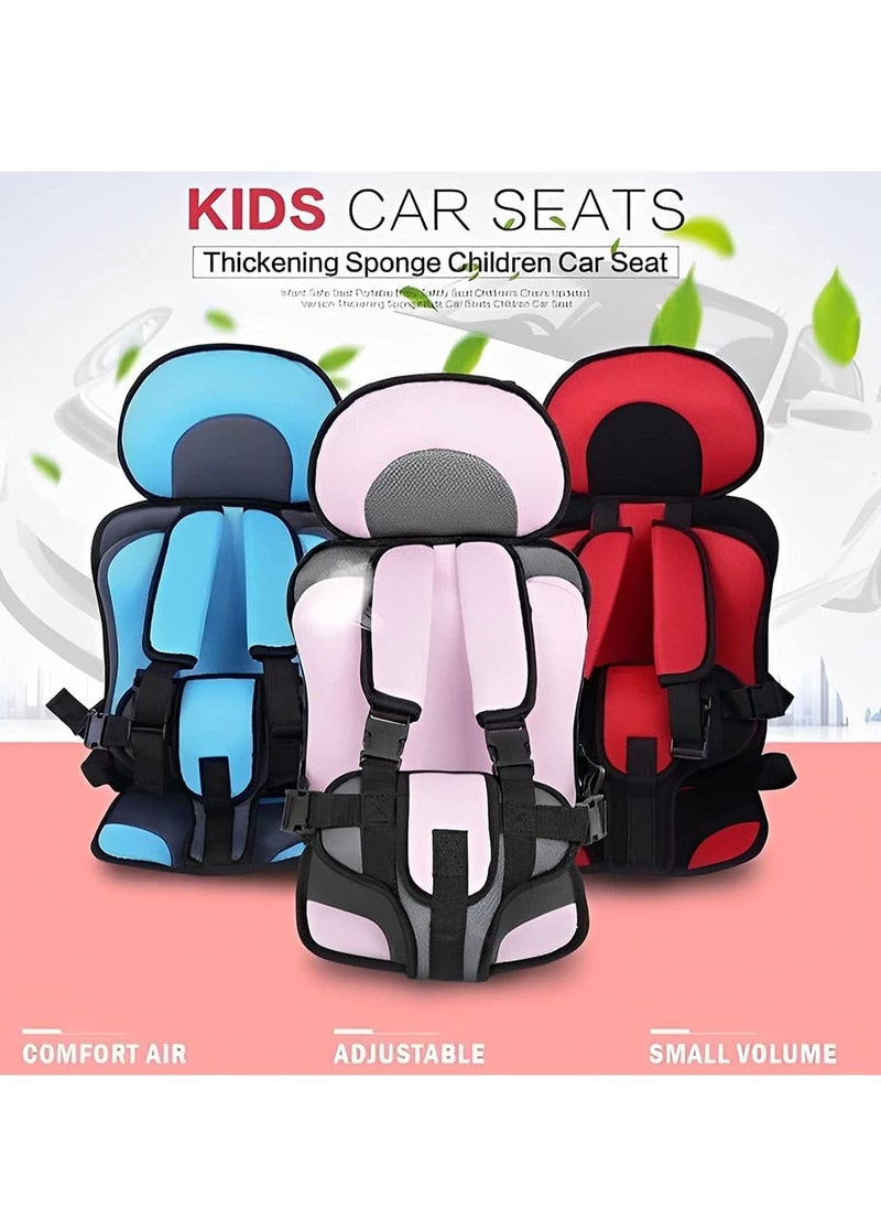 Gonice Auto Child Safety Seat Simple Car Portable Seat Belt, Foldable Car Seat Booster Seat for Car Protection, Travel Car Seat Accessories  - Image 2