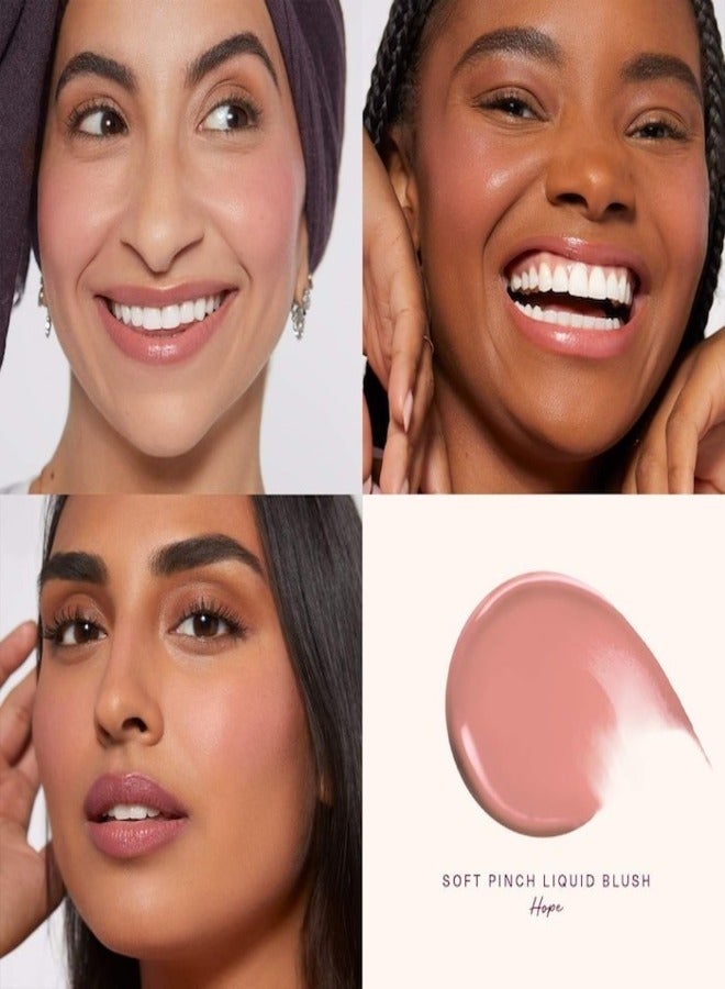 Rare Beauty Rare Beauty by Selena Gomez Soft Pinch Liquid Blush – Hope - Nude Mauve , 7.5ml) | Weightless, Long-Lasting, Buildable Liquid Blush for a Natural, Radiant Glow  - Image 2
