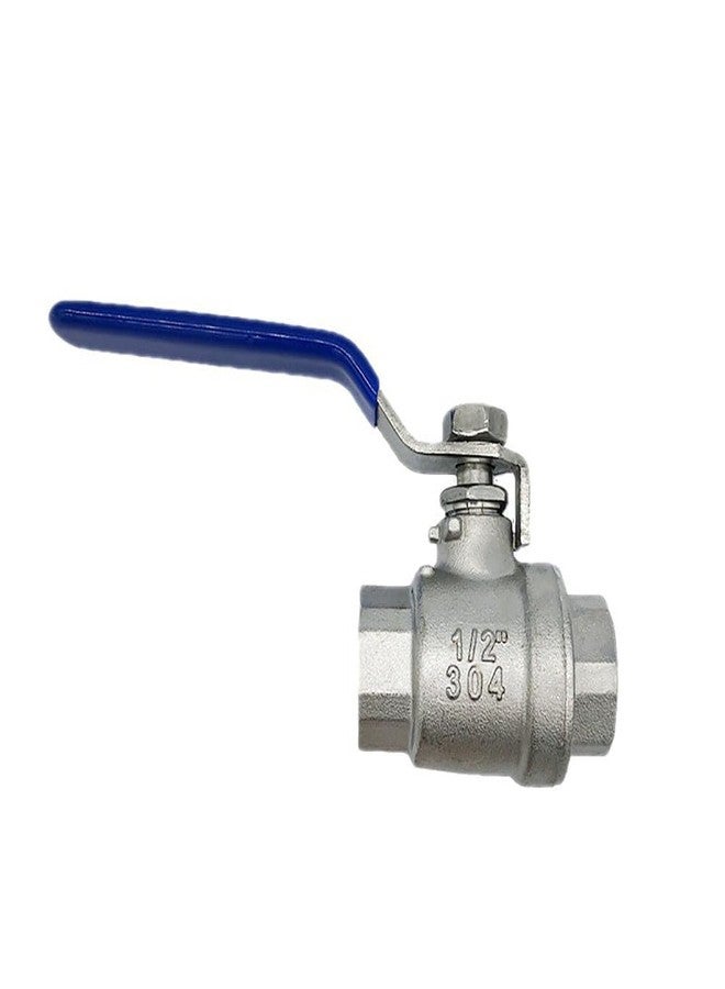 PZRT Stainless Steel Ball Valve Handle Faucet Switch with Plastic Handle DN32 (1-1/4") - Image 4