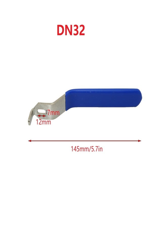 PZRT Stainless Steel Ball Valve Handle Faucet Switch with Plastic Handle DN32 (1-1/4") - Image 3