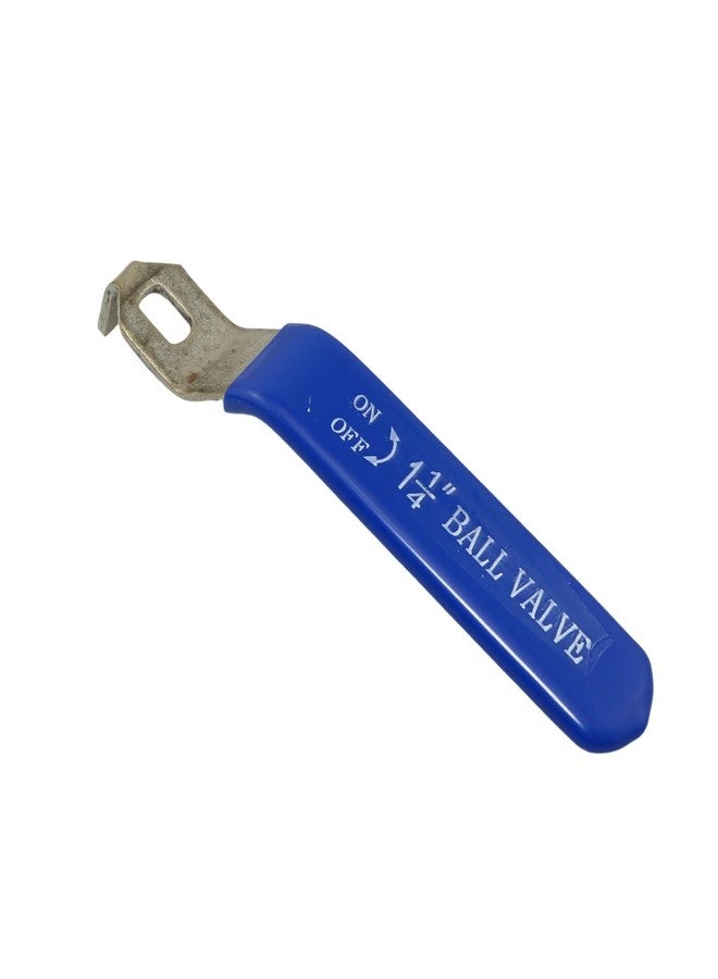 PZRT Stainless Steel Ball Valve Handle Faucet Switch with Plastic Handle DN32 (1-1/4") - Image 1