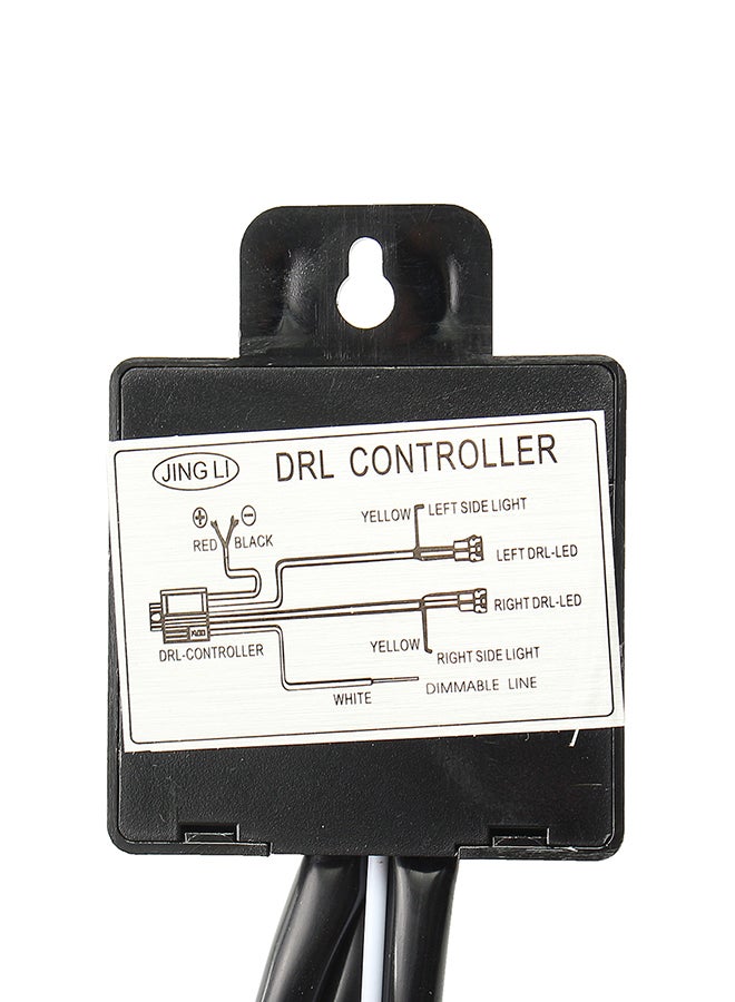 Loquat Daytime Running LED Light Relay Control On Off Dimmer Car Daytime Running Lights - Image 2