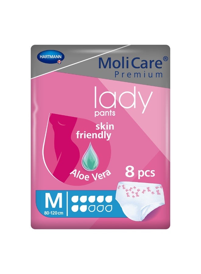 Hartmann MoliCare Premium Adult Lady Pants, Medium Size, 80-120cm, Pack of 8’s