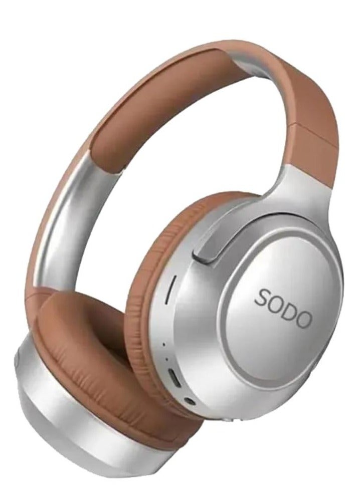 سودو سماعة رأس ستيريو لاسلكية SODO-SD1105، سماعة رأس قابلة للتعديل، عمر بطارية طويل، صوت ستيريو - Image 1