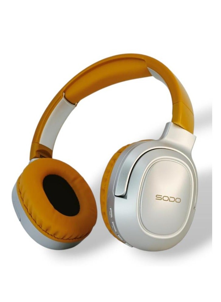 سودو سماعة رأس ستيريو لاسلكية SODO-SD1105، سماعة رأس قابلة للتعديل، عمر بطارية طويل، صوت ستيريو - Image 2