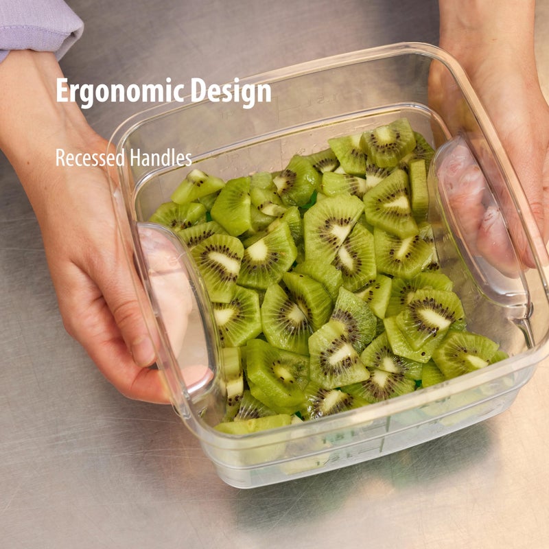 Cambro FreshPro 4Qt Food Storage Container in Clear for Industrial and Kitchen Use, Pantry Organization and Food Freshness - Image 5