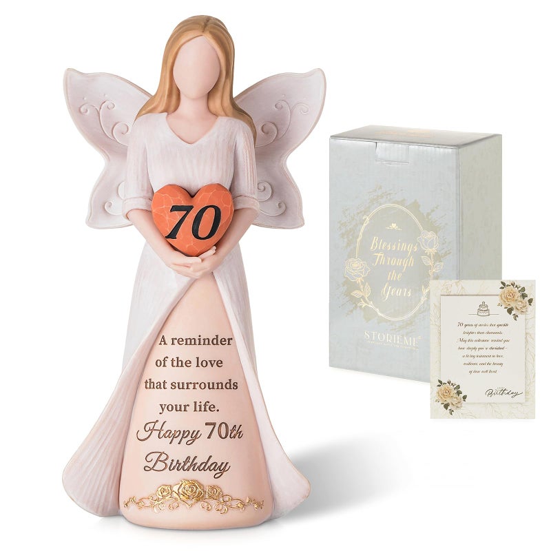 Storieme 70th Birthday Gifts for Women: Best Birthday Gifts for Mom Daughter Friend Happy Birthday Gift for 70 Year Old Woman - Image 1
