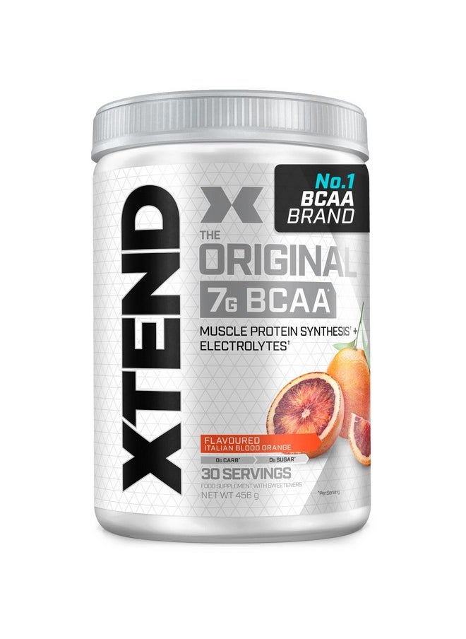 SCIVATION XTEND THE ORIGINAL BCAA,30 Servings,Flavoured,EU Version (456G, Italian Blood Orange)  - Image 1