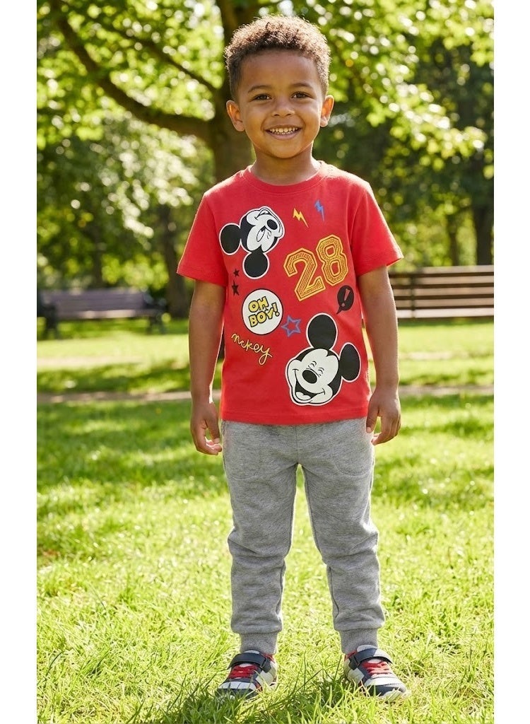 ميكي ماوس تي شيرت ديزني ميكي ماوس بوي100%قطن - Image 2