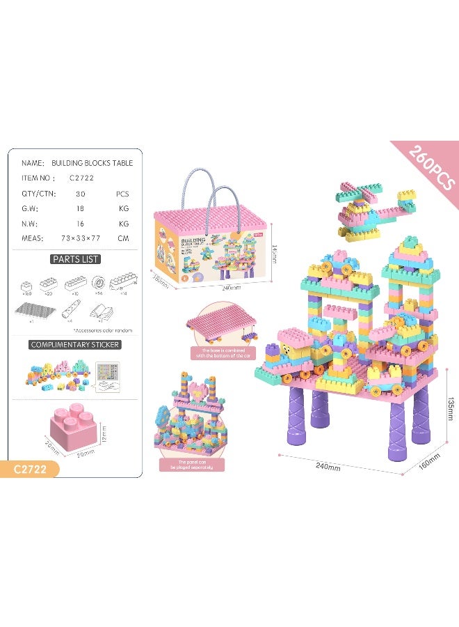 Loquat DIY Particle Building Block Table Toy Set