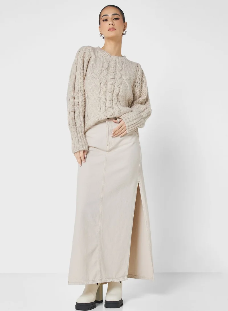 DEBENHAMS Round Neck Sweatshirt