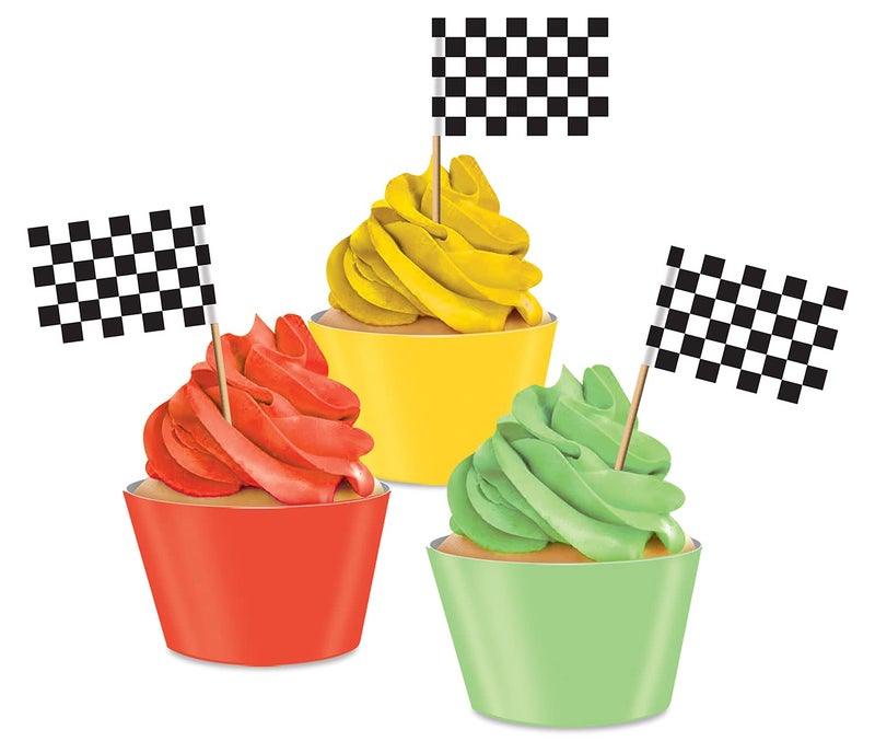 Beistle Checkered Flag Party Picks - Image 5