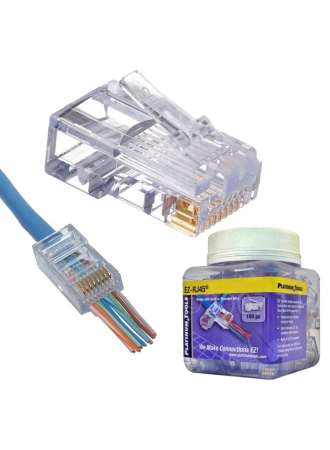 202010J RJ-45 Category 6 EZ Style Connector 100/Jar