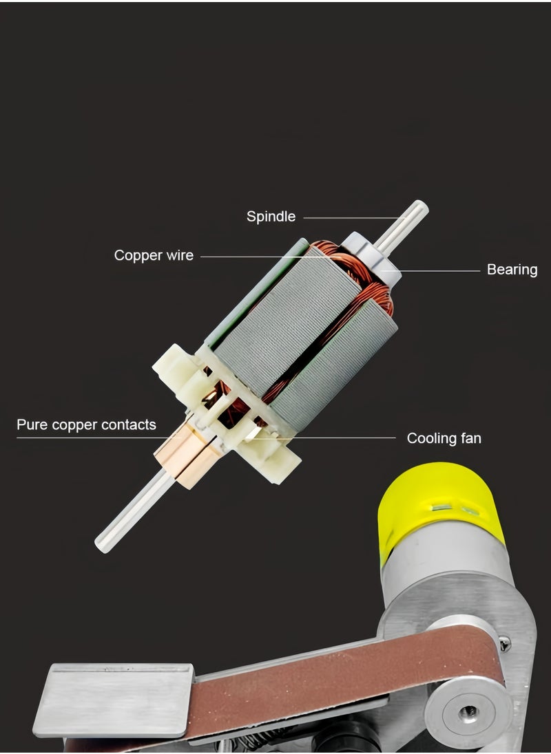 nihao - Multifunctional Electric Sharpener with 7-Speed ​​Control, 110-240V, Knife and Tool Sharpening System with British Standard Plug, Ideal for Hunting, Serrated, Kitchen Knives, Woodworking, and Crafts - Polishing, Buffing & Rust Removal Function - Image 1
