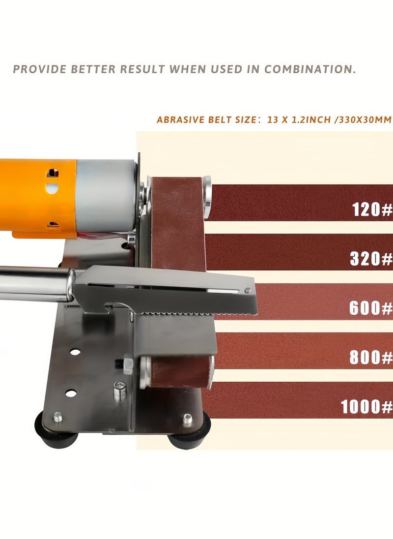 nihao - Multifunctional Electric Sharpener with 7-Speed ​​Control, 110-240V, Knife and Tool Sharpening System with British Standard Plug, Ideal for Hunting, Serrated, Kitchen Knives, Woodworking, and Crafts - Polishing, Buffing & Rust Removal Function - Image 1