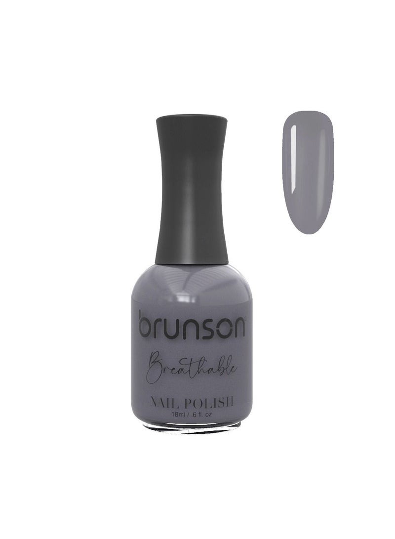 Brunson Breathable Nail Polish Halal Nail Lacquer Wudu friendly Quick Dry long lasting but easy peel off Glossy Shine Water Based Nail paint 18ml