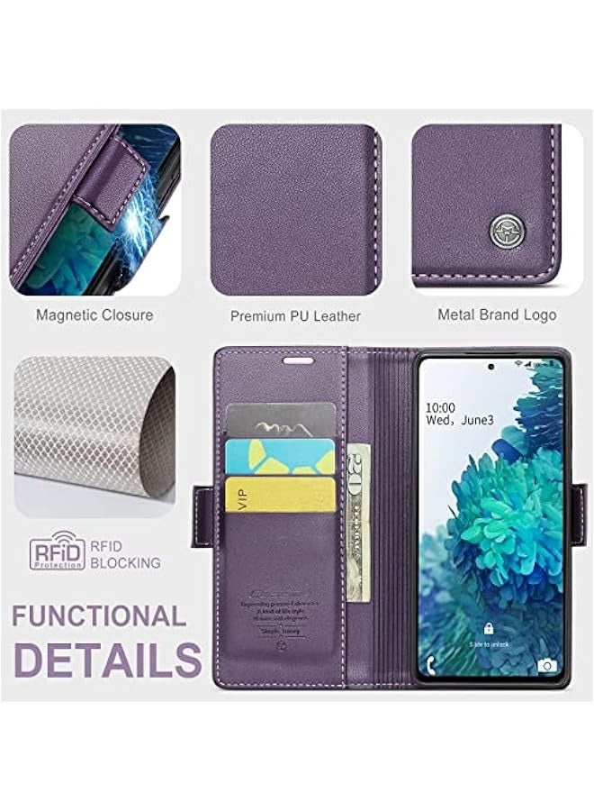 CaseMe Samsung Galaxy S20 FE 5G Wallet Case - Fashion Purple - Image 4
