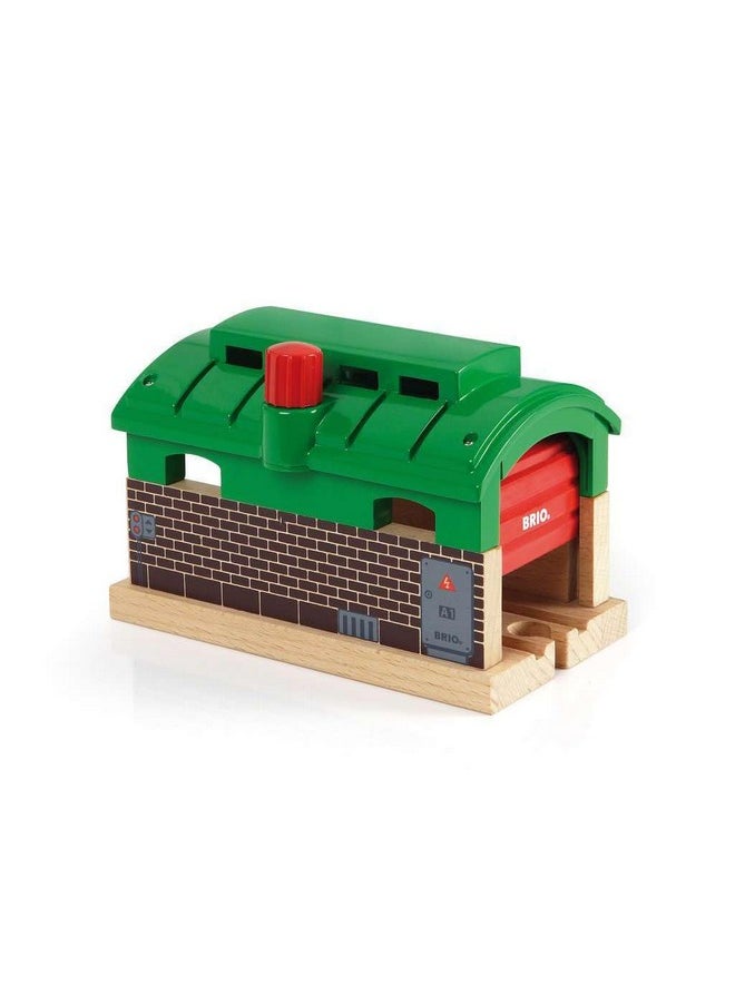 بريو BRIO World 33574 - مرآب القطار - ملحق قطار خشبي من قطعة واحدة للأطفال من سن 3 سنوات فما فوق  - Image 3