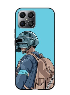 VR CREATIVE Protective Case Cover For Honor X8 Helmet And In Military Uniform Design Multicolour 