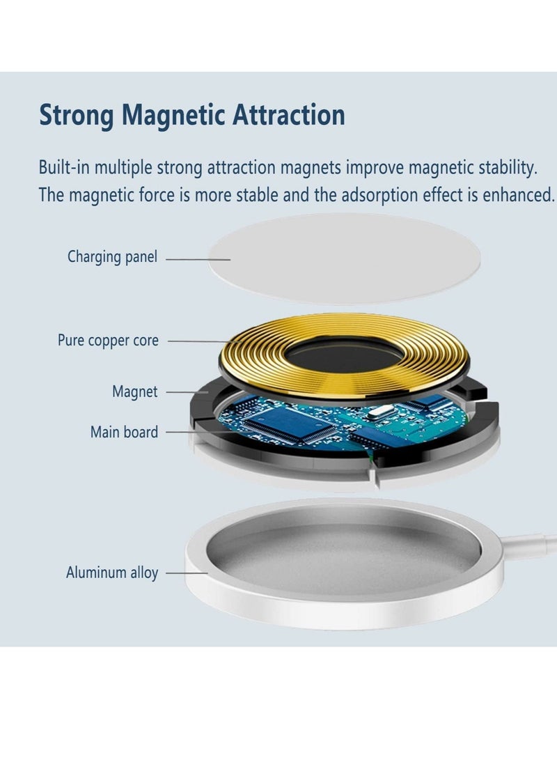 ELTRAZONE Professional Magnetic Fast Electric Wireless Charger For Apple iPhone 12/11/X/S/8/7 - Image 5