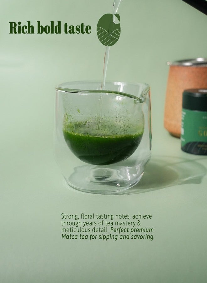 Midori Spring ماتشا ميدوري سبرينغ العضوية من الدرجة الاحتفالية - مزيج الحصاد الأول الذهبي، مسحوق الشاي الأخضر الياباني المطحون بالحجر، خالٍ من الإشعاع، خالٍ من الغلوتين، نباتي (ذهبي عضوي) - Image 2